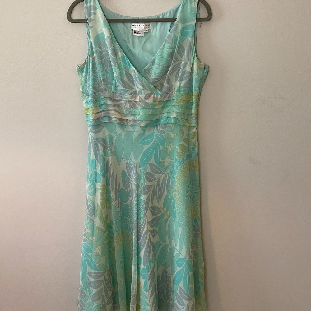 Printed Vintage Dress Size 12